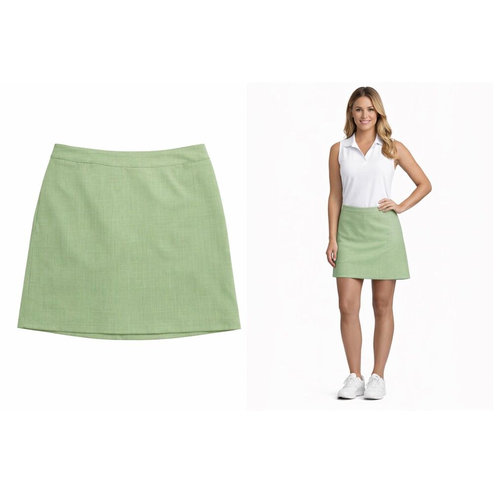 EP Pro Women’s Golf Skort Size 6 Light Green Athletic Skirt Built-In Shorts